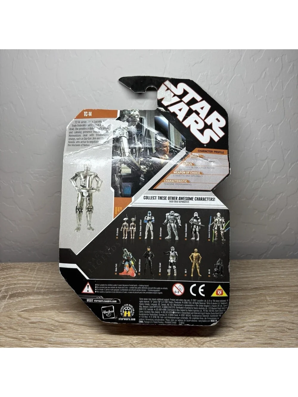 Star Wars 30th Anniversary TC-14 Droid Fans Choice Saga Legends Figure Coin